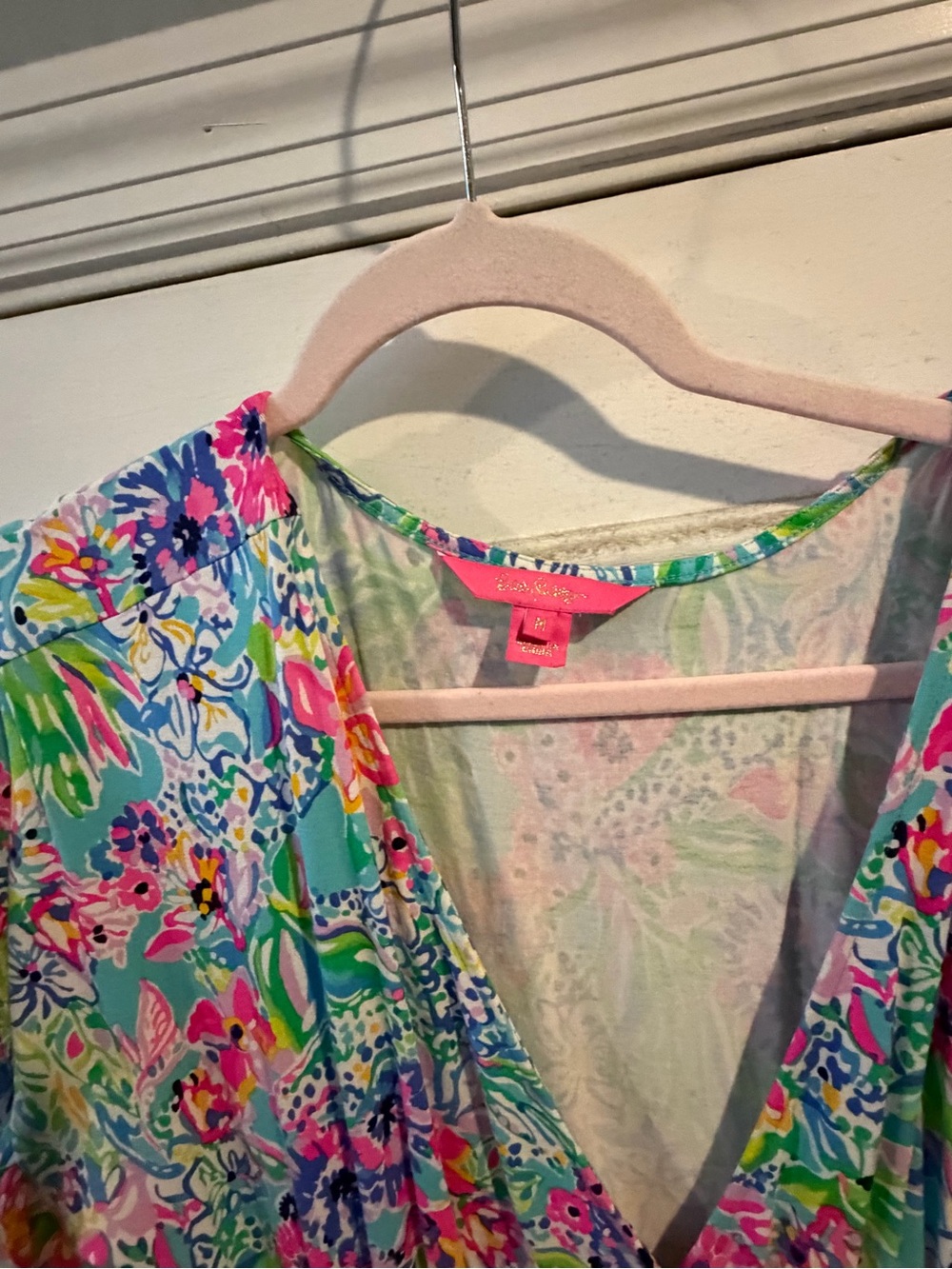 Lilly Pulitzer Floral Maxi Dress in Mint, Pink and Blue - Picture 2 of 5